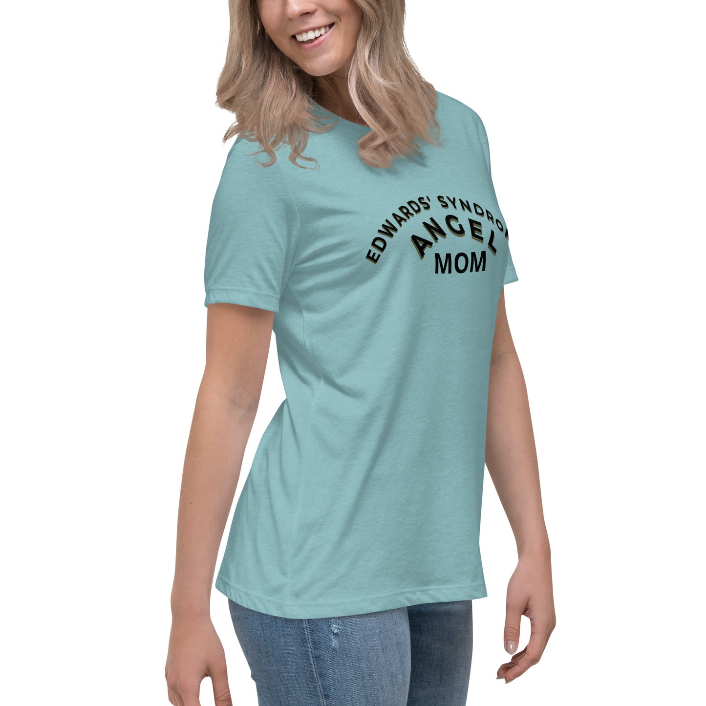 Edwards' Syndrome Angel Mom Women's Relaxed T-Shirt