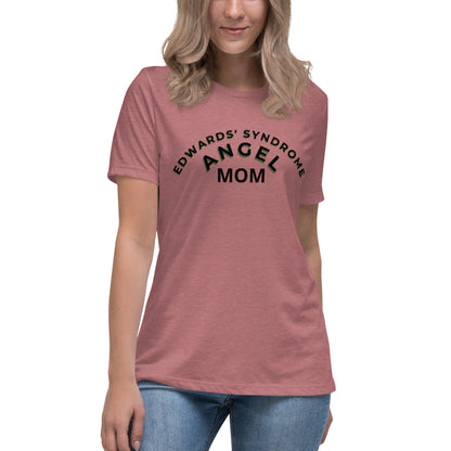 Edwards' Syndrome Angel Mom Women's Relaxed T-Shirt