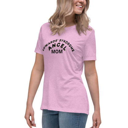 Edwards' Syndrome Angel Mom Women's Relaxed T-Shirt