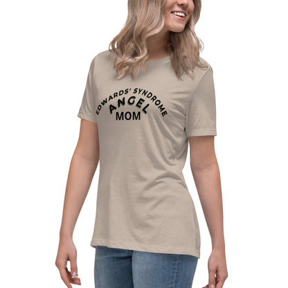 Edwards' Syndrome Angel Mom Women's Relaxed T-Shirt