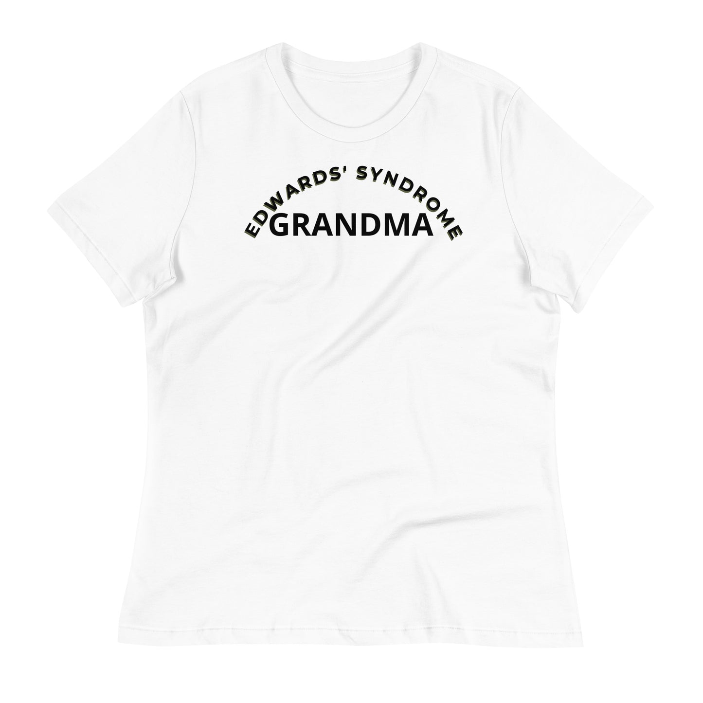 Edwards' Syndrome Grandma Women's Relaxed T-Shirt