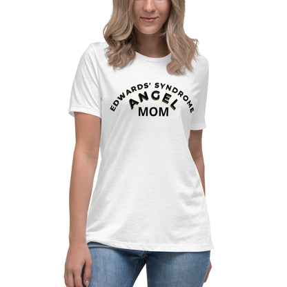 Edwards' Syndrome Angel Mom Women's Relaxed T-Shirt