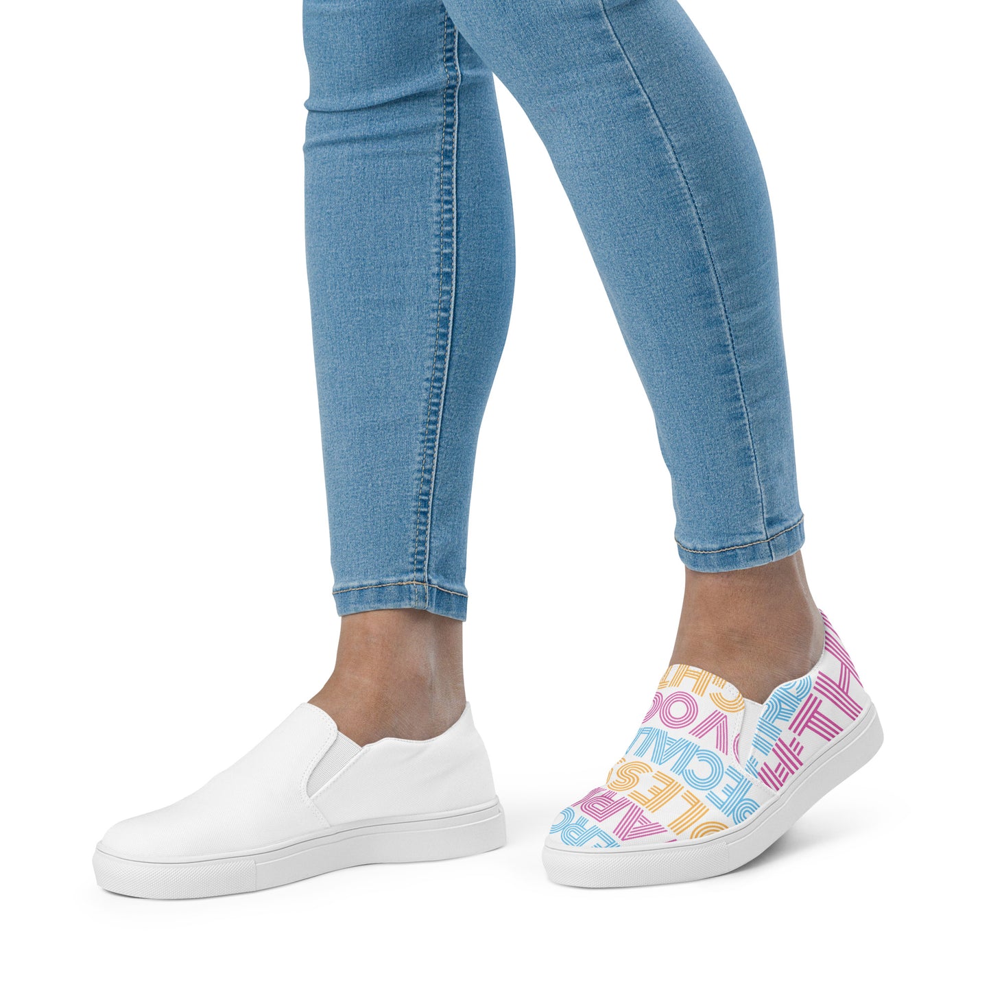 Hashtag Women’s slip-on canvas shoes