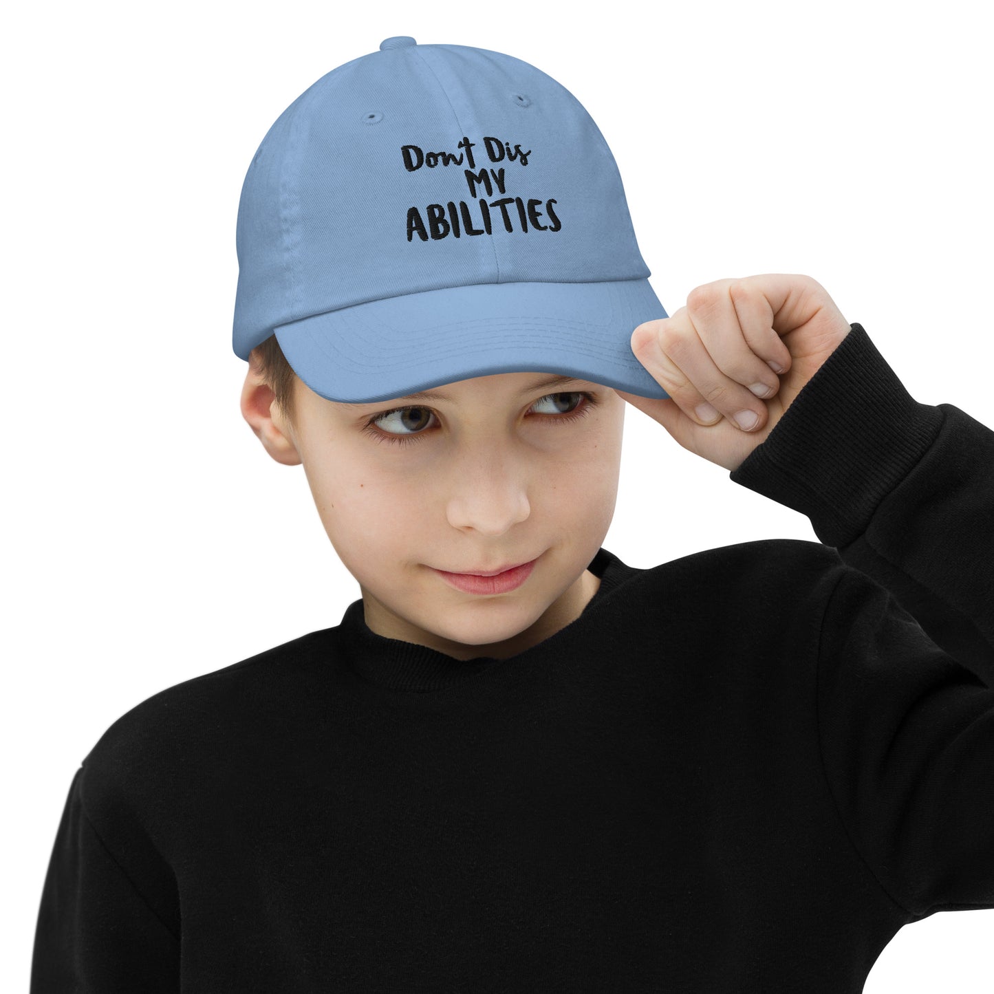 Don't Dis My Abilities-Youth baseball cap