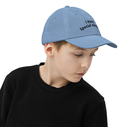 I have Special Abilities Youth baseball cap