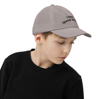 I have Special Abilities Youth baseball cap