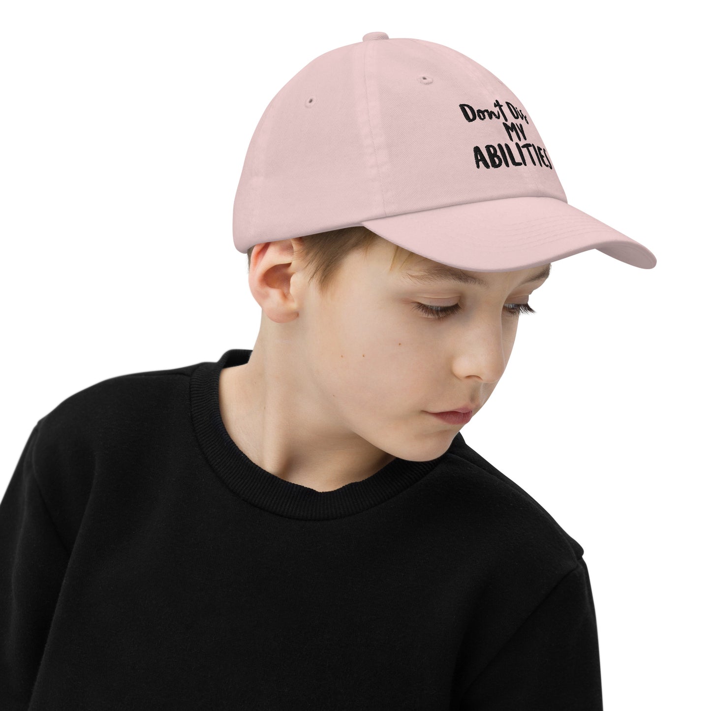 Don't Dis My Abilities-Youth baseball cap