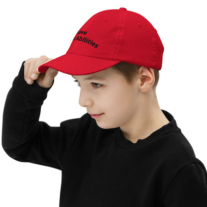 I have Special Abilities Youth baseball cap