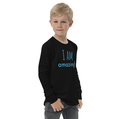 I am Amazing Youth long sleeve tee