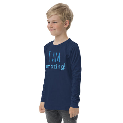 I am Amazing Youth long sleeve tee