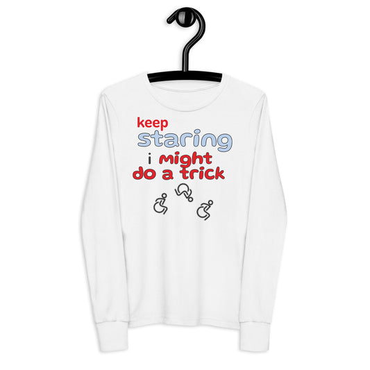 Keep Staring Youth long sleeve tee