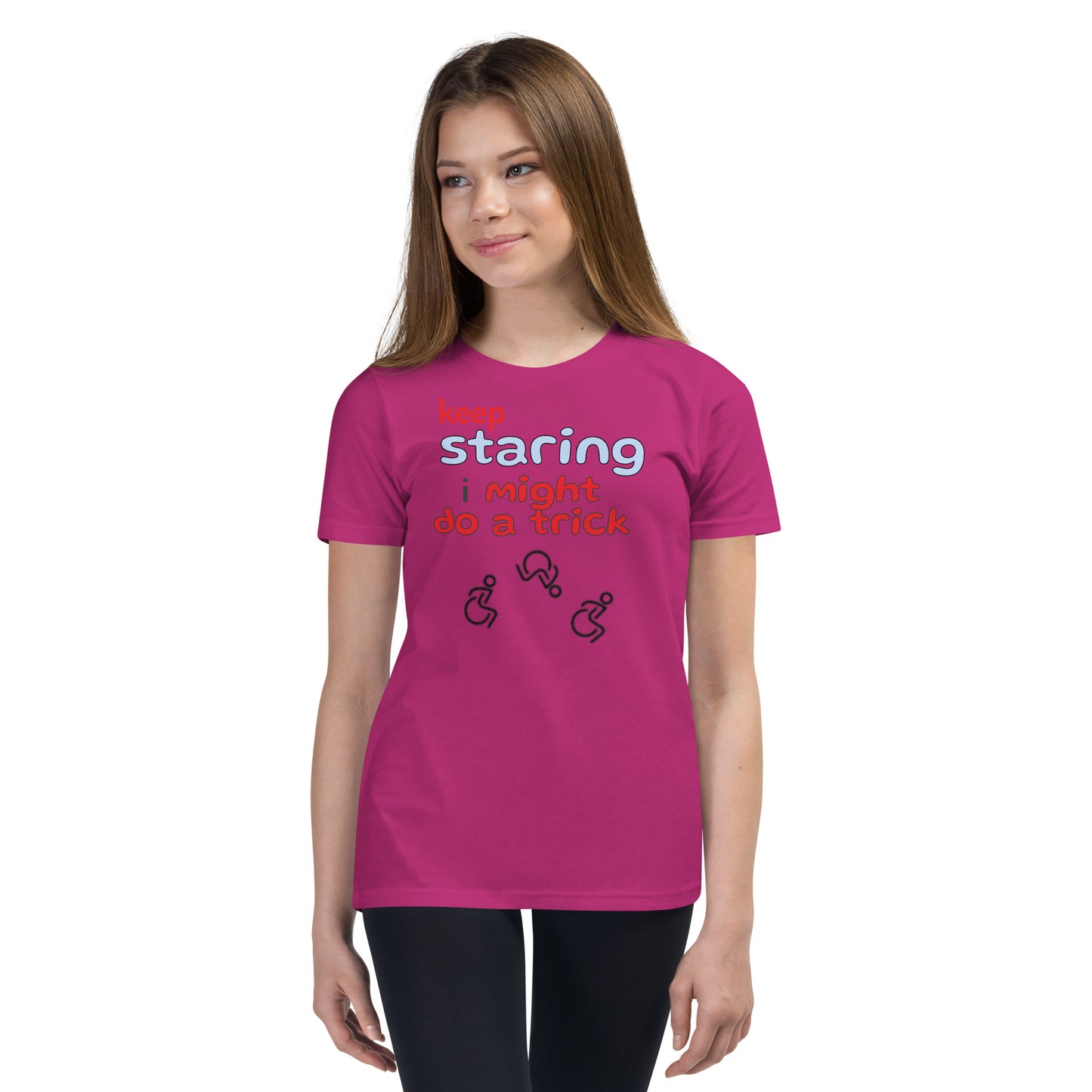 Keep Staring Youth Short Sleeve T-Shirt