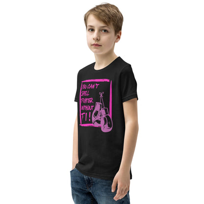 (Fiona) You can't spell Fighter without FI-Youth Short Sleeve T-Shirt