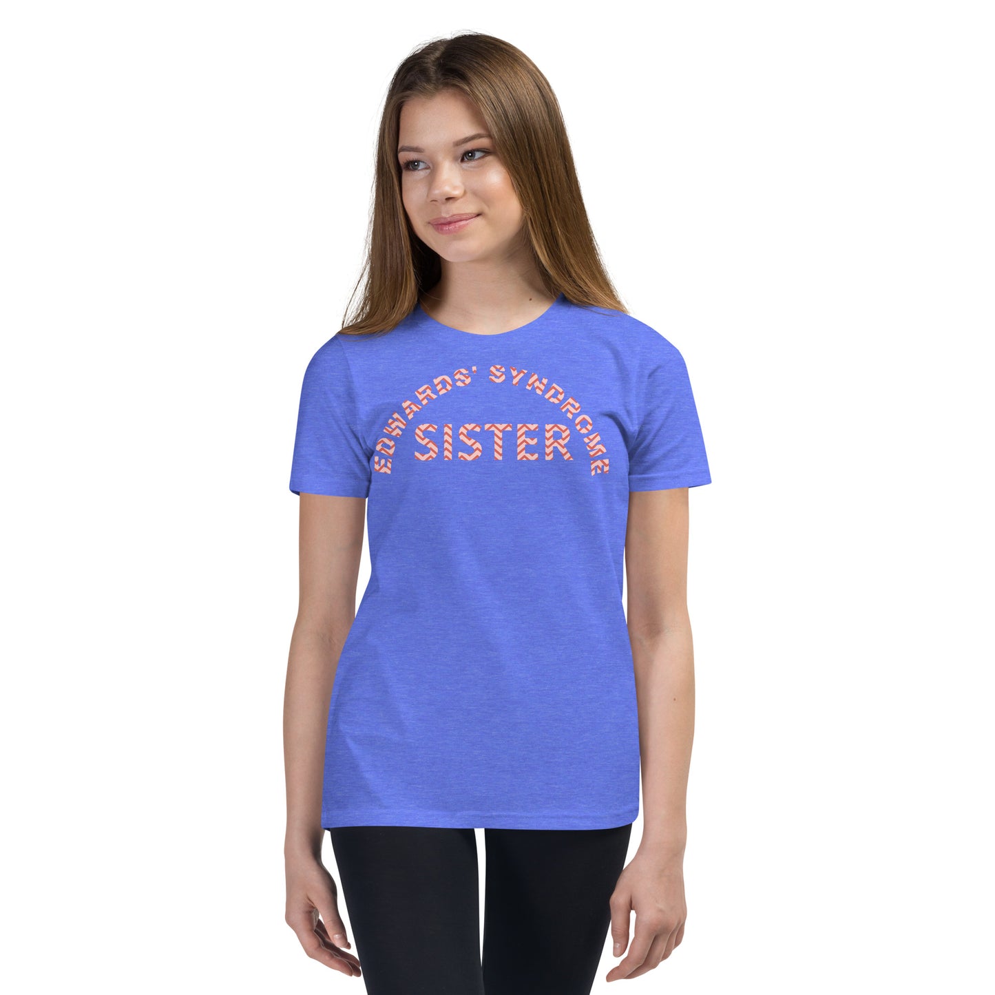 Edwards' Syndrome Sister Youth Short Sleeve T-Shirt