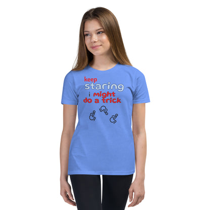 Keep Staring Youth Short Sleeve T-Shirt