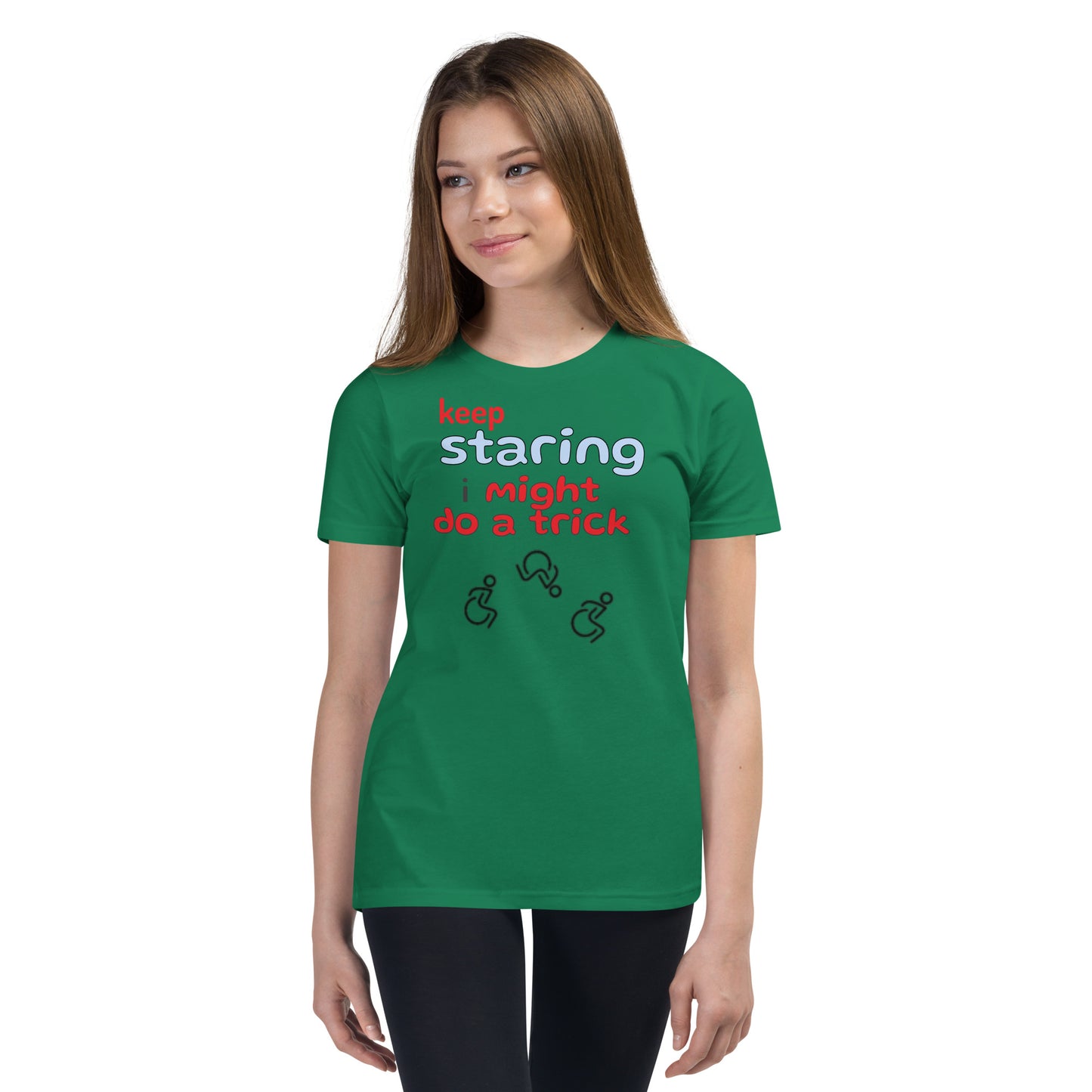 Keep Staring Youth Short Sleeve T-Shirt