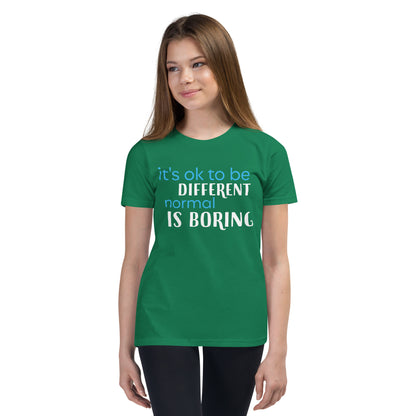 Its ok to be Different Youth Short Sleeve T-Shirt