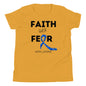 (Mia) Faith over Fear Youth Short Sleeve T-Shirt