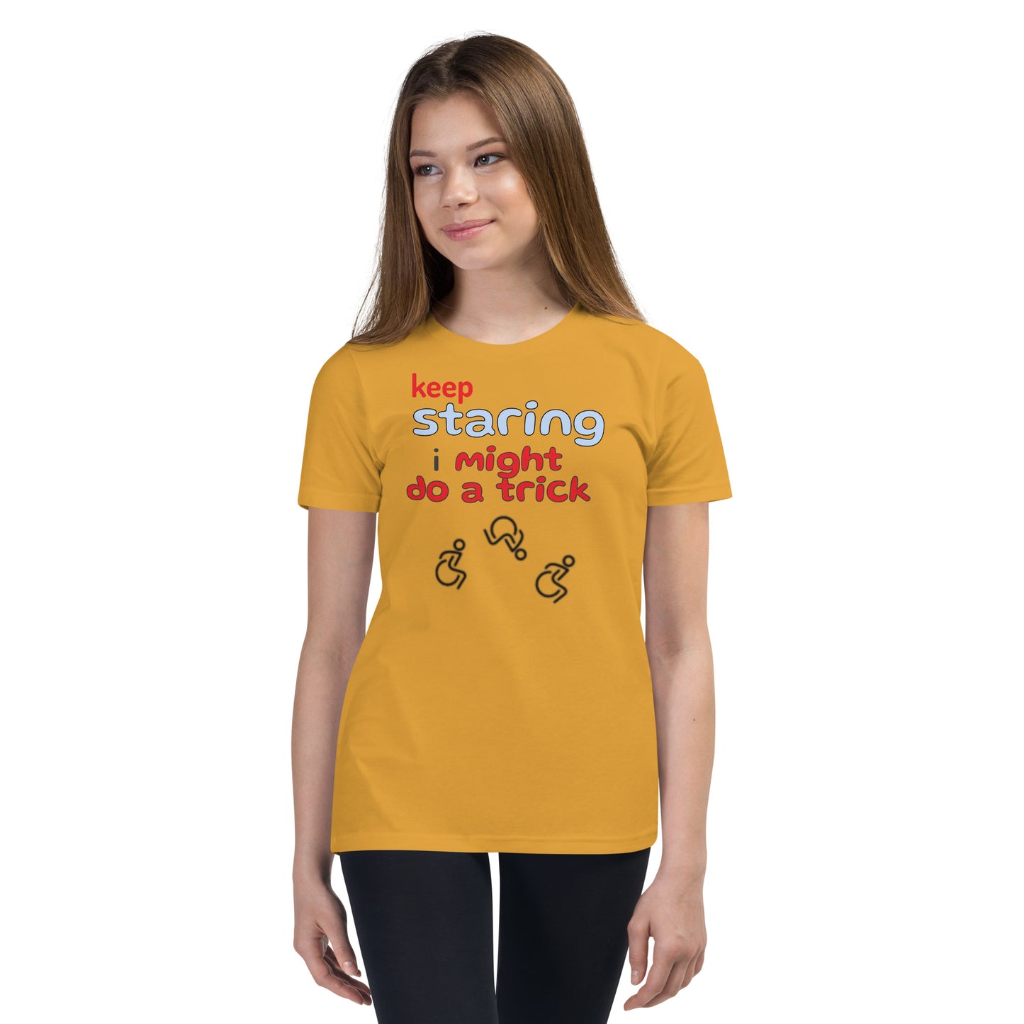 Keep Staring Youth Short Sleeve T-Shirt