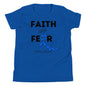 (Mia) Faith over Fear Youth Short Sleeve T-Shirt