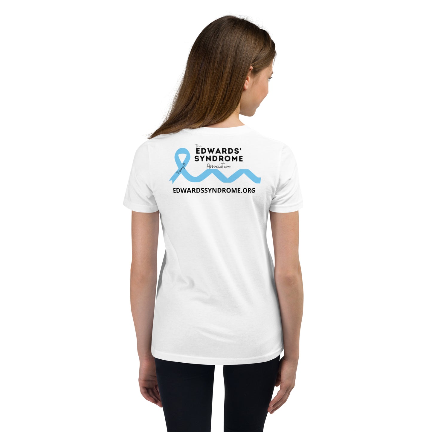 Edwards' Syndrome Sister Youth Short Sleeve T-Shirt